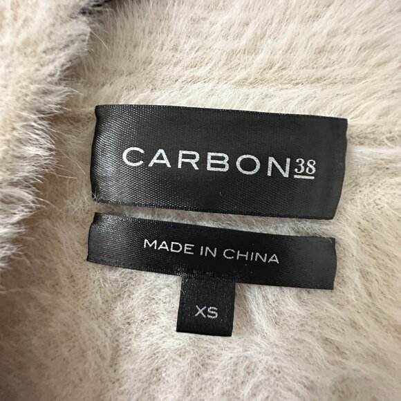 Carbon38 Eyelash Cardigan in Eggnog - Picture 3 of 4